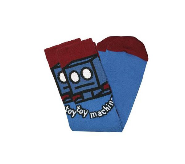 Robot Socken Toy-Machine blau