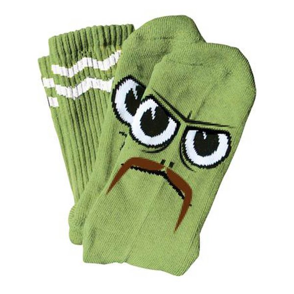 Toy-Machine Turtleboy Stache Socken grün