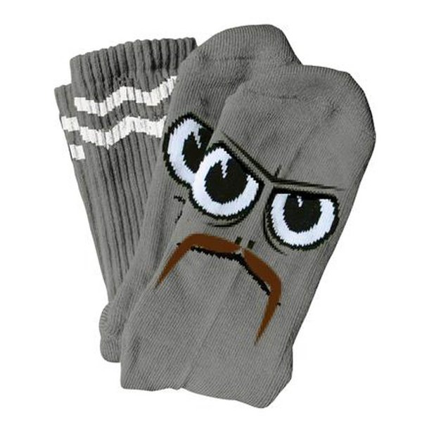 Toy-Machine Turtleboy Stache Socks grey