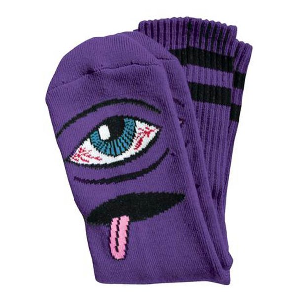 Bloodshot Eye Socken purple Toy-Machine