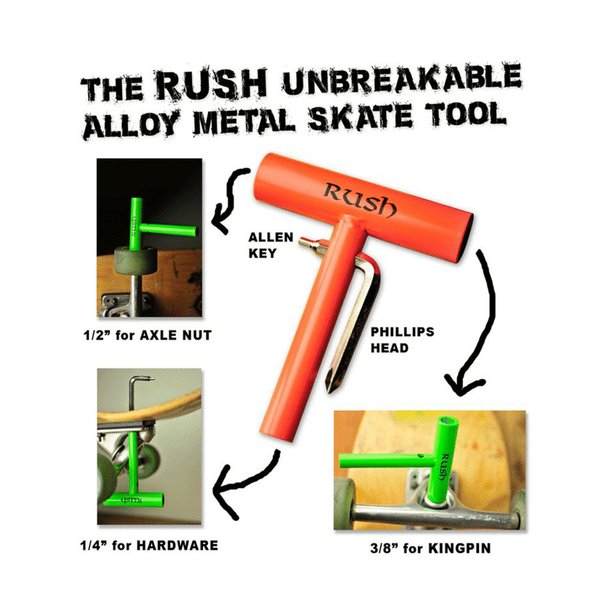 Rush All Metal Skate Tool green