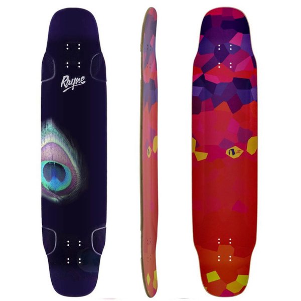 Rayne Longboard WHIP PEACOCK 41" DECK ONLY