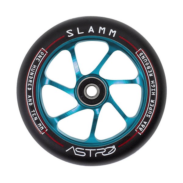 Slamm 110mm Astro Alloy Core Rollen Blue