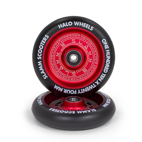 Slamm 110mm Halo Deep Dish Wheels Red